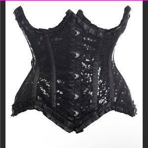 Plus size lace corset bustier NWT